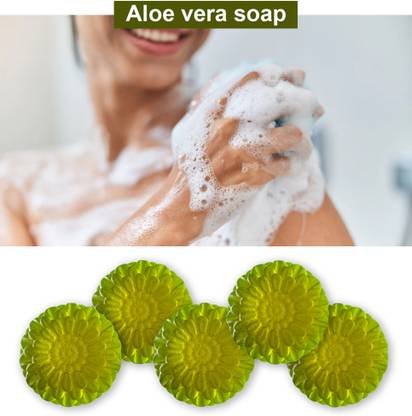 TERIHAR Aloe Vera Soothing Bathing Soap (100GM) (PACK OF 5)