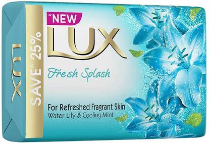 LUX Fresh Splash Water Lily & Cooling Mint Soap (100gm)