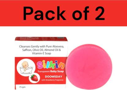 DOOMSDAY silkin baby soap transparent skin moisturising and clearing soap all skin type