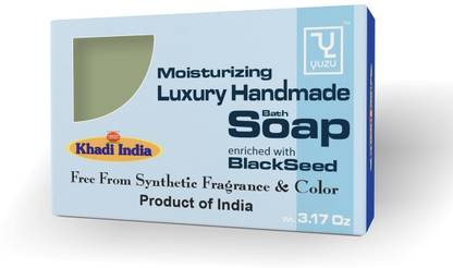 yuzu Khadi Handmade moisturizing soap for Dry skin (Pack of 2)