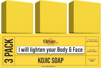 ECOLCHI Kojic Acid Soap For Brightening, Dark Spots & Even Skin Tone