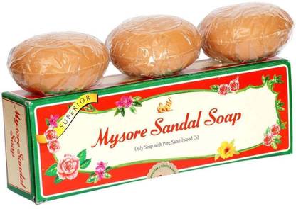 MYSORE SANDAL Sandal Soap (150 G X 3)