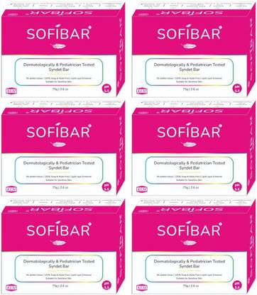 Sofibar Syndet Bar (Pack of 6)