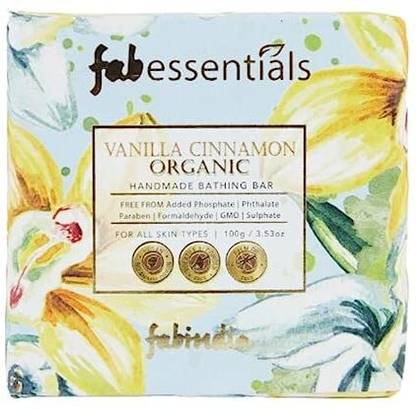 fabessentials Vanilla Cinnamon Handmade Bathing Bar - 100 gm