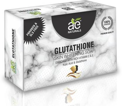 AE Naturals Glutta thione Skin Lightening Soap With Activated charcoal