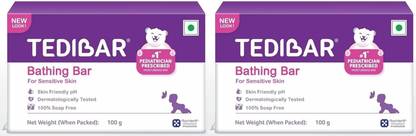 Tedibar Moisturising Baby Bathing Bar,100g x 2