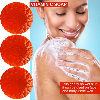 CHITAKSH Grapefruit Zest Vitamin C Bath Bar (100GM) (PACK OF 3)