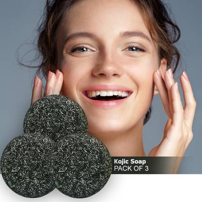 VITRACOS Pure Kojic Acid Soap for Hyperpigmentation, Dark Spots & Skin Brightening.