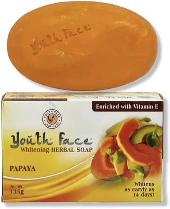 Youth Face Papaya Whitening Herbal Soap Original