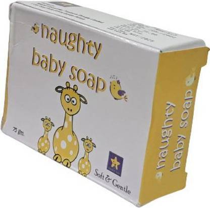 naughty baby soft & gentle Yellow glycerin soap