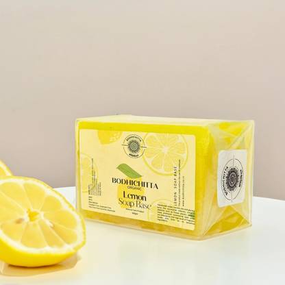 Bodhichitta Paraben, Sulphate Free Lemon Glycerin Soap Base Melt & Pour 100% Pure 500g