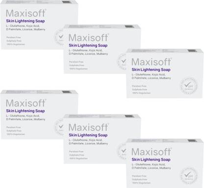 Maxisoft Skin Lightening Soap 75 gm | Milk Cream, Mulberry & Shea Butter