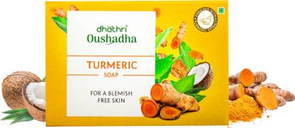 Dhathri Turmeric Soap | Best Antibacterial Soap for Blemish-free Skin & Healthy Glow