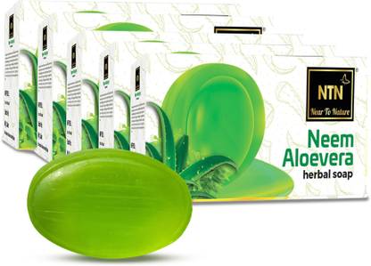 NTN Neem Tulsi Aloevera herbal soap 5*100g