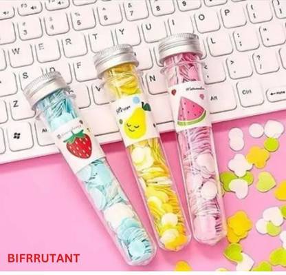 BIFRRUTANT Travel Soft Paper Soap Flower Design Tube Shape Bottle .