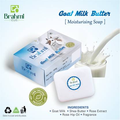 brahmi vegas HANDMADE GOAT MILK WITH BUTTER SOAP