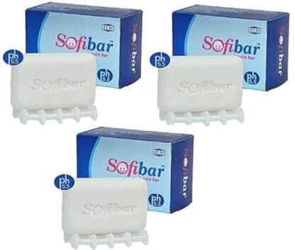 Sofibar ofibar Syndet Bar Soap, Almond, 3 Count