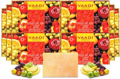 VAADI HERBALS Fruit Splash Soap | Mix Fruit | Pack of 6