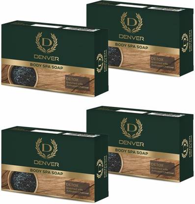 DENVER Body Spa Soap DETOX Enriched With Activated Charcoal