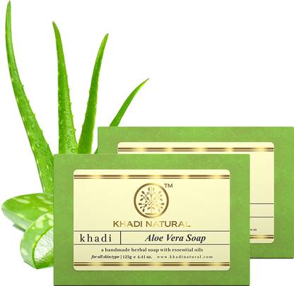 KHADI NATURAL Herbal Aloevera Soap