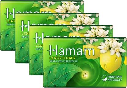 HAMAM Lemon flower soap 100gm ( Pack of 4 )