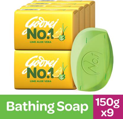 Godrej No.1 Lime & Aloe Vera Bath Soap