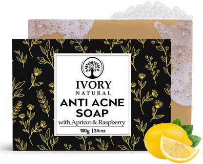 Ivory Natural Anti Acne Soap - Removes Acne, Pimples and Prevents Breakouts