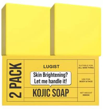 LUGIST Kojic Acid Soap with Niacinamide | Reduce Pigmentation | For All Skin Types