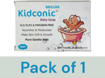 DECLOS kidconic nourishes and moisturises baby soap parabeen free