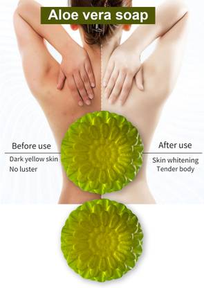 CHITAKSH Brightening Turmeric Aloe Vera Soap (100GM) (PACK OF 2)