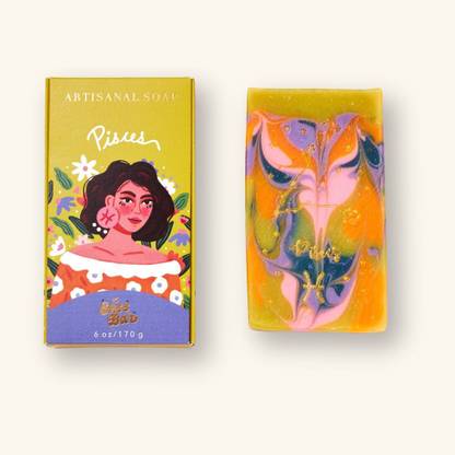 The Sass Bar Pisces Star Sign Soap