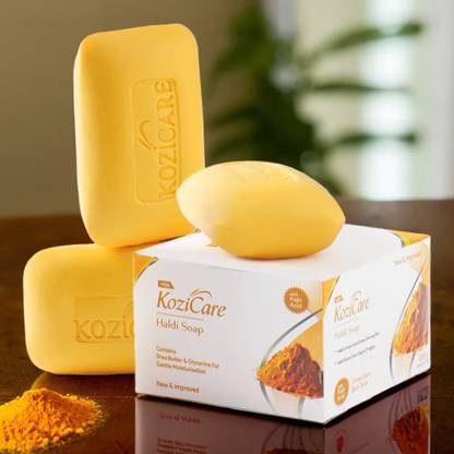 Kozicare Glutathione Soap- Haldi Face Soap With Shea Butter & Glycerin