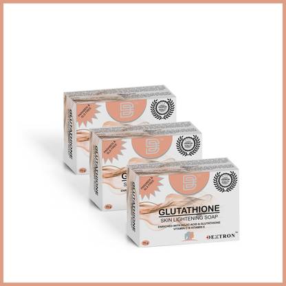 DEXTRON Glutathione Skin Lightening Soap For Women & Men Skin Whitening Soap