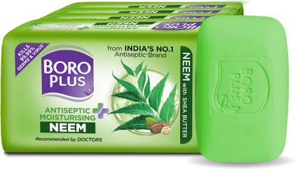 BOROPLUS Antiseptice & Moisturising Neem Soap-Neem with Shea Butter