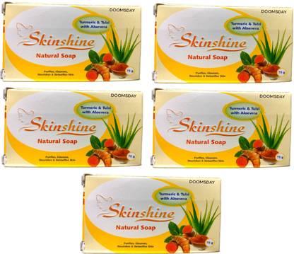 DOOMSDAY skinshine natural soap purifies, cleanses, nourishes skin
