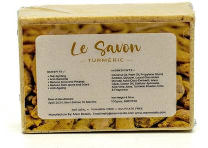 LE SAVON Handmade Turmeric Soap