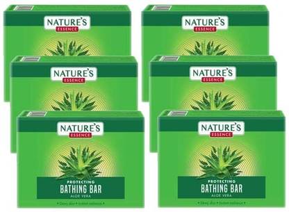 Nature's Essence NATURE'S PROTECTING BATHING BAR ALOE VERA 75GM EACH(6PCS)