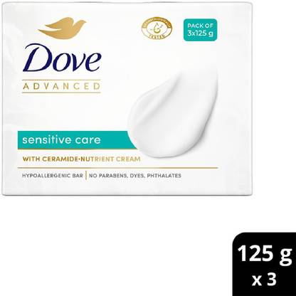 DOVE Advanced Sensitive Care Bar | Ceramide - Nutrient Cream | 125g Bar