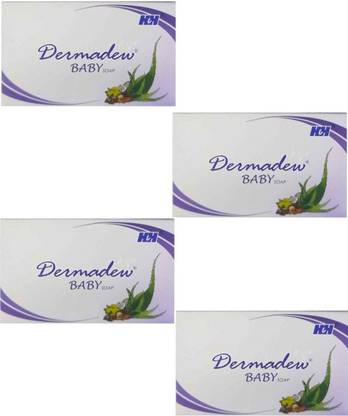 H&H For dermadew baby bath soap hai (Pack of 4*75g)