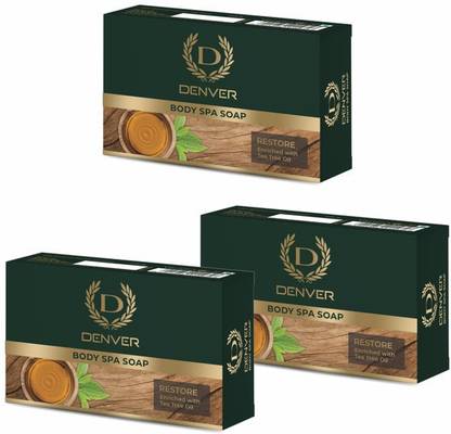 DENVER Body Spa Soap RESTORE Enriched With Tea Tree Oil