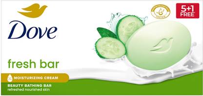 DOVE Fresh Moisture Beauty Bathing Bar Makes Skin Soft & Refreshed