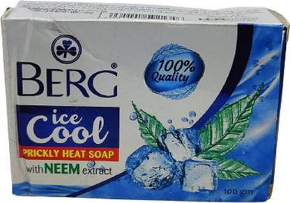 BERG ICE COOL (PRICKLY HEAT) NEEM SOAP 100G