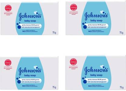 JOHNSON'S Baby Soap 75 gm ( Pack of 4 )