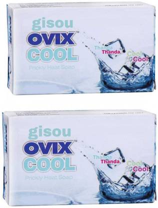 gisou Ovix Cool Prickly Heat Soap 75g set of 2