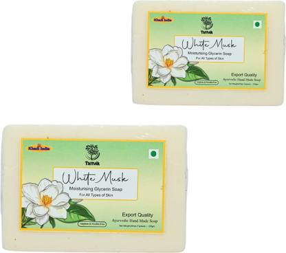 Tattvik Whitemusk Mosturising Glycerin Soap For All Types of Skin