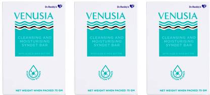 venusia Moisturizing Bathing Bar 75 gm x Pack of 3