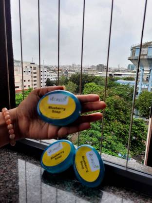 VEDAVATIENTERPRISE Savi Vedavati Blueberry Handmade Soap|Natural Glycerine&Aroma Oils|For Soft Skin