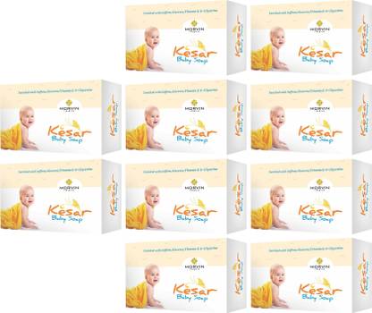MORVIN Kesar Baby Soap (Pack of 10)