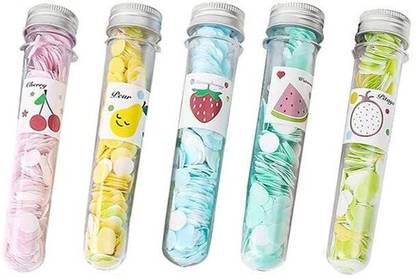 eiliaz Mini PAPER Soap Tubes with Fruit Shapes, (6 IN PACK)
