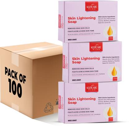 Kozicare Plus Skin Lightening Soap Pack of 3 (Pack of 100)